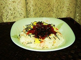 鮭の親子ちらし寿司