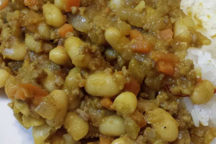 うまい 白いんげん豆カレー レシピ 作り方 By めろんあんな クックパッド 簡単おいしいみんなのレシピが358万品
