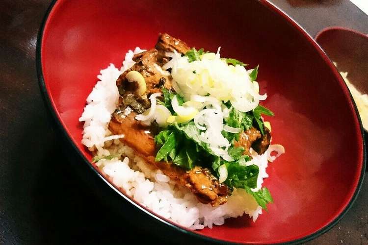 缶詰さんま蒲焼丼 レシピ 作り方 By Mignon Osc クックパッド 簡単おいしいみんなのレシピが351万品