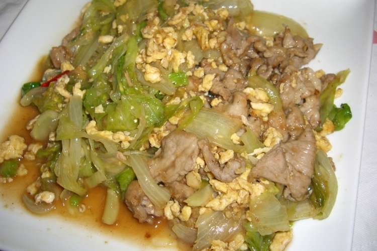 豚肉とレタスと卵のオイスター炒め レシピ 作り方 By Saki1010 クックパッド 簡単おいしいみんなのレシピが354万品