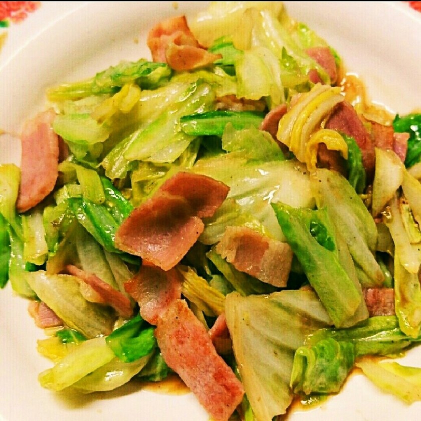 洋梨のベーコンと芽キャベツのサラダのレシピ