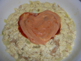 簡単♪豆腐とツナのレンジ蒸し