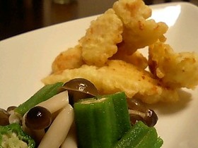 天麩羅粉で作るフリッター