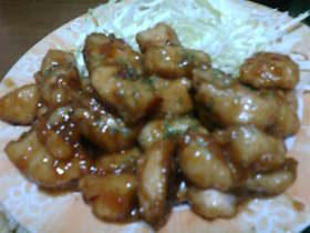 鶏胸肉のコロコロ♪ハニー甘酢煮♪