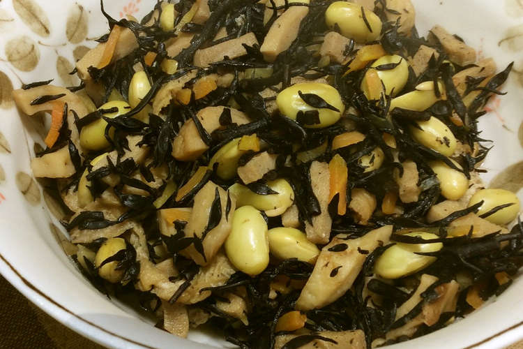 ひじきと大豆の煮物 レシピ 作り方 By N Ishi クックパッド