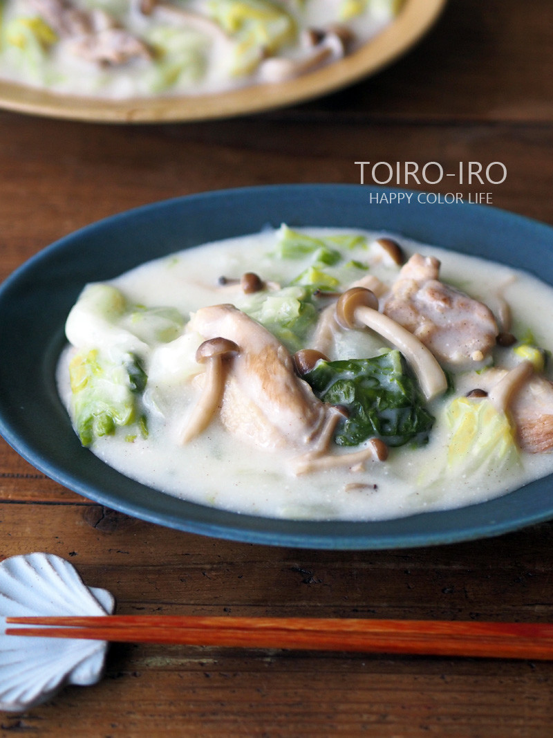 トロトロ〜♪鶏肉と白菜のクリーム煮の画像