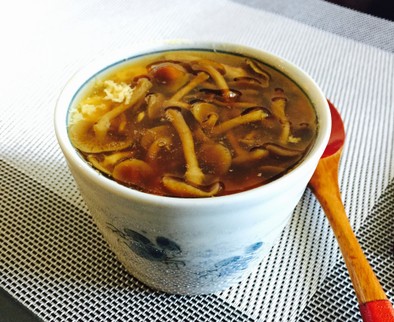 レンジで簡単♬ヘルシーお豆腐茶碗蒸しの写真