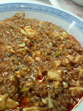 辛さはお好みで。簡単麻婆豆腐♪