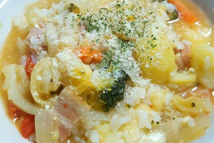 ポトフの残りでリメイクリゾット レシピ 作り方 By 春菜食堂y クックパッド 簡単おいしいみんなのレシピが350万品