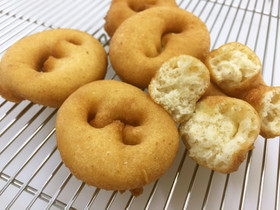 道産粉で☆懐かしの味♪絞り出しドーナッツ
