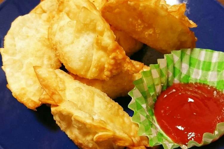じゃがいもとコーンチーズの揚げ餃子 レシピ 作り方 By ほたて３９ クックパッド 簡単おいしいみんなのレシピが360万品
