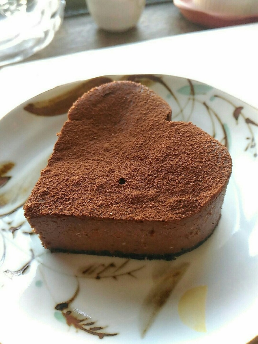簡単チョコレートチーズケーキの画像