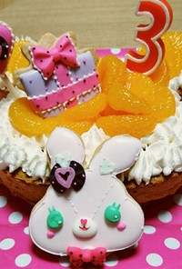 お誕生日ケーキ..._〆(゜▽゜*)