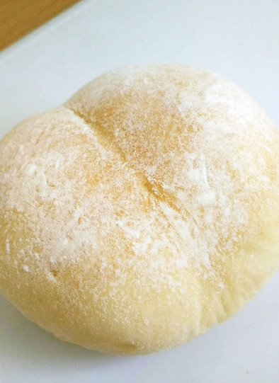レンジ発酵でハイジの白パンの写真
