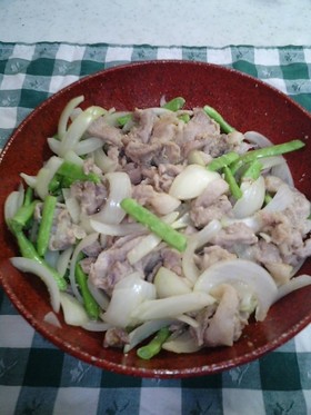 レンジで作る!豚の生姜焼き