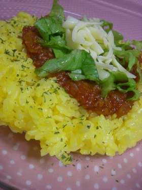 タコライス風!?ミートライス♡