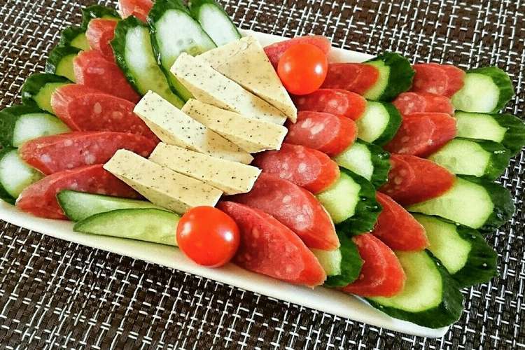 簡単おつまみ サラミときゅうりとチーズ レシピ 作り方 By るぅママ117 クックパッド 簡単おいしいみんなのレシピが360万品