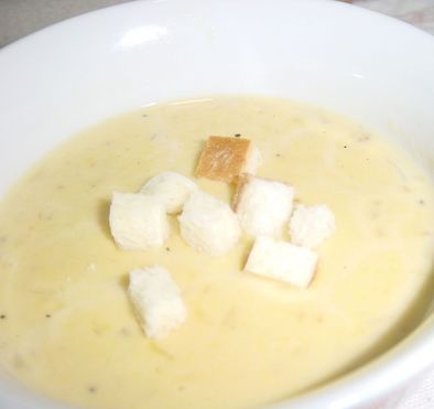 簡単で美味しいコーンスープの写真