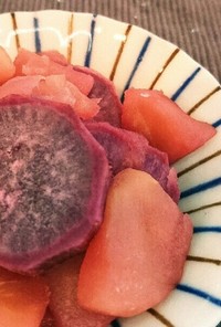簡単☆紫いもとリンゴの甘煮