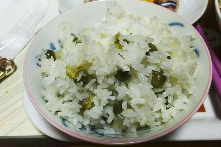 調味料は塩だけ 豆ご飯 レシピ 作り方 By ゆきんこいっちゃん クックパッド 簡単おいしいみんなのレシピが352万品