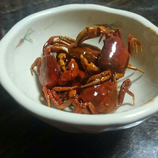 さわがにの 甘露煮 カニのおつまみです レシピ 作り方 By Koko195 クックパッド 簡単おいしいみんなのレシピが353万品