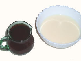 なめらかプリン~レンジでカラメルソース
