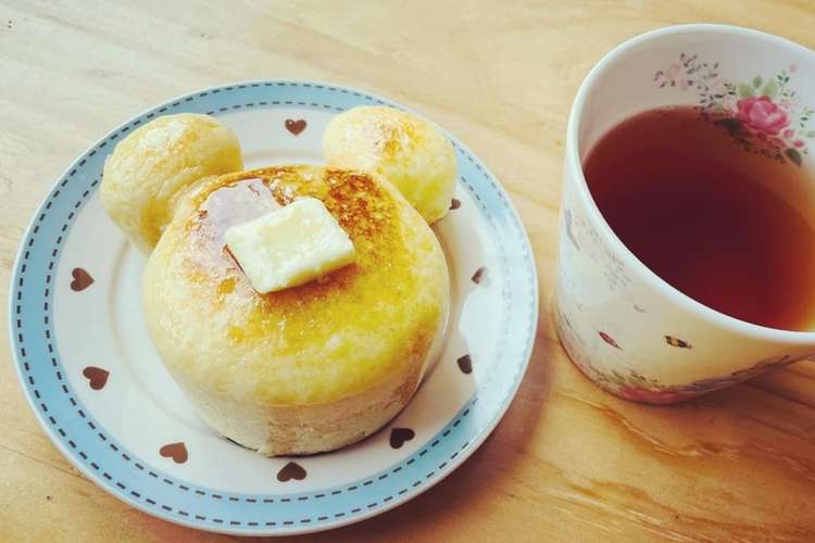セリアの型でふわふわ厚焼きパンケーキ レシピ 作り方 By ニコニコぱん クックパッド