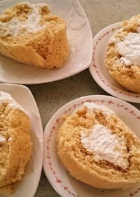 米粉の簡単ロールケーキ