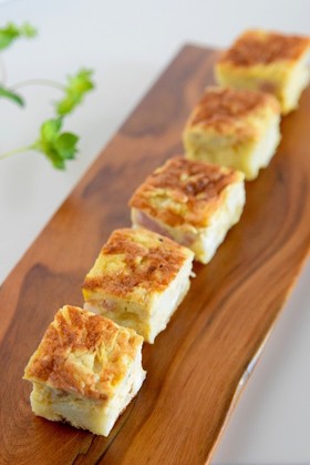 卵焼き器でスパニッシュオムレツ