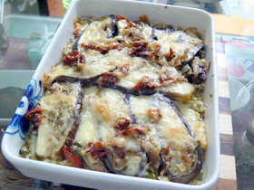 辛旨!茄子と豚肉のハラペーニョグラタン