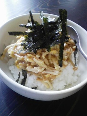 簡単!なめ玉丼