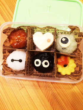バレンタインにチョコ風キャラ弁★