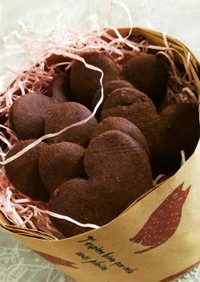 簡単すぎるチョコ風クッキー（ココア味）