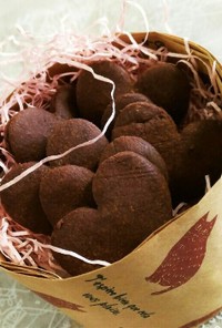 簡単すぎるチョコ風クッキー（ココア味）