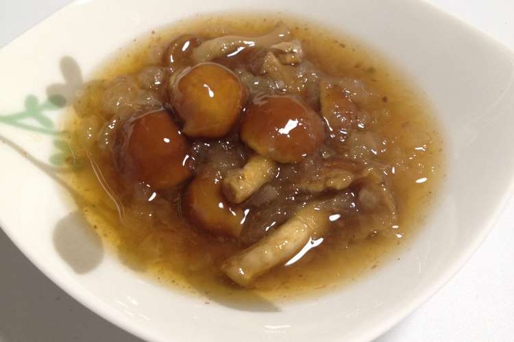 なめこと大根おろしのだし煮 大根大量消費 レシピ 作り方 By れこねこ クックパッド 簡単おいしいみんなのレシピが354万品