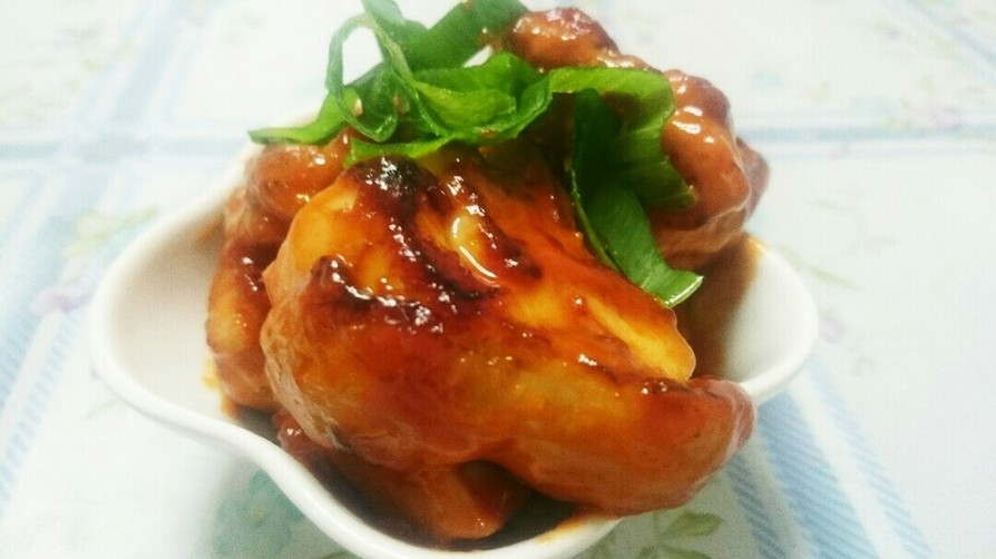 お弁当用鶏モモ肉のケチャップマヨネーズの画像