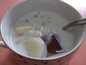 タピオカココナッツぜんざい