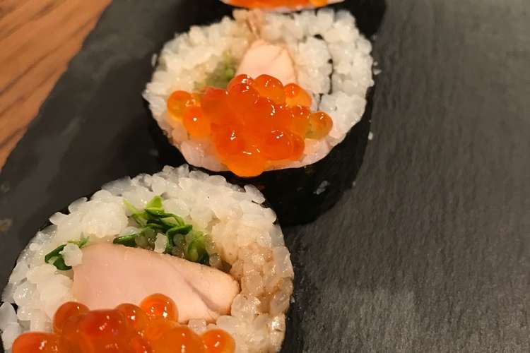 燻製中トロの漬けとイクラの巻き寿司 レシピ 作り方 By うまいあれ クックパッド 簡単おいしいみんなのレシピが361万品