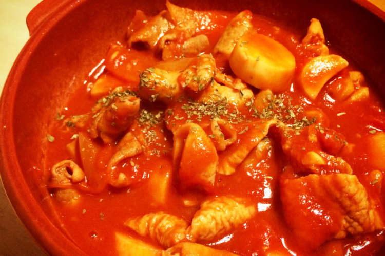 簡単 もつのトマト煮込み レシピ 作り方 By やつごはん クックパッド 簡単おいしいみんなのレシピが366万品