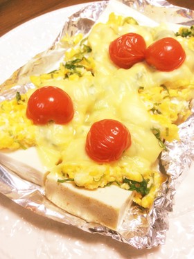 焼き豆腐☆チーズのせ