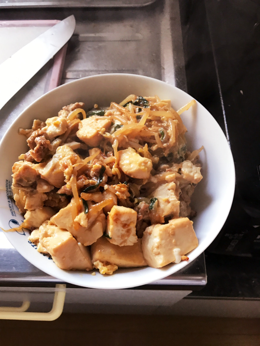 豆腐ともやしで簡単！豆腐チャンプルの画像