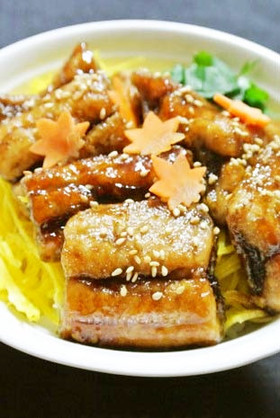 さんまの蒲焼き丼♪