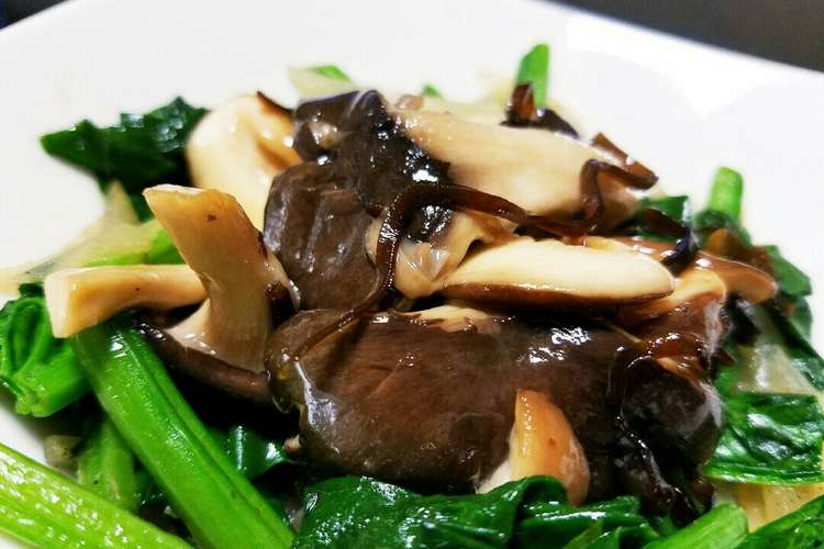 簡単 美味 きのこのバター塩昆布炒め レシピ 作り方 By るぅ クックパッド 簡単おいしいみんなのレシピが366万品