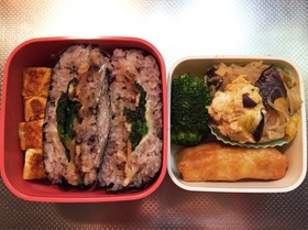 【お弁当】ガッツリ!豚バラおにぎらず