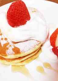 トップコレクション ホット ケーキ 盛り付け 食べ物の写真