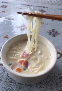 あったか大根麺の豆乳スープ