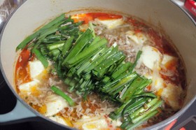 包丁要らず!麻婆豆腐鍋