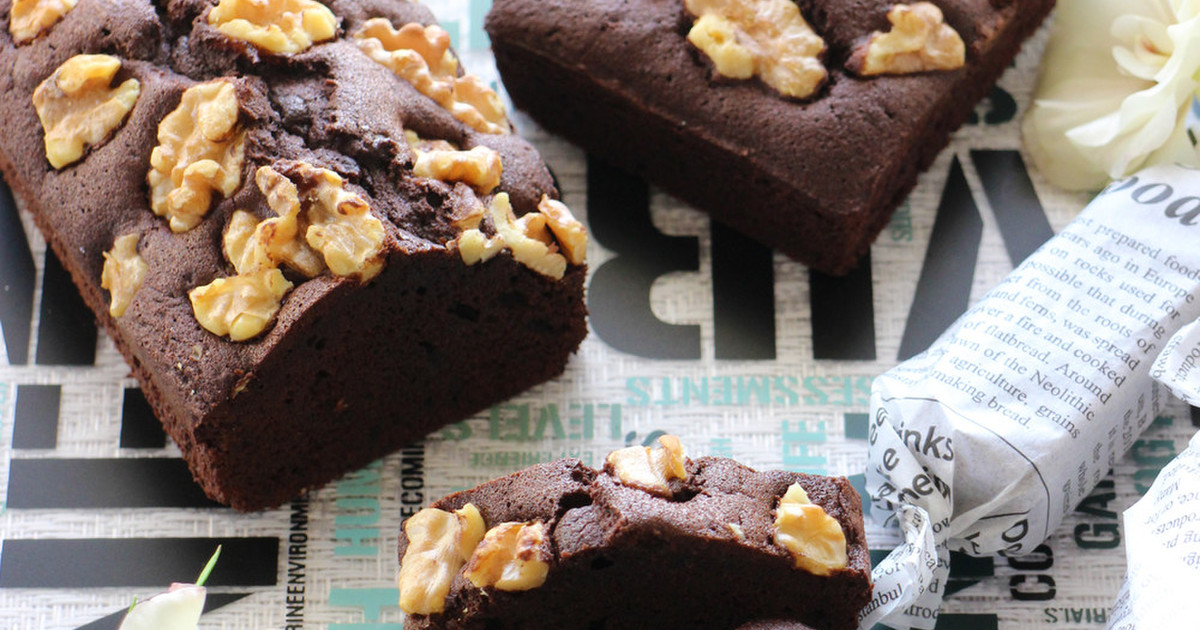 サンタハットブラウニーのレシピ