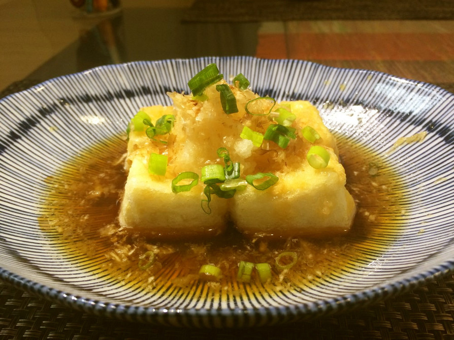 絹ごし豆腐で☆ふわふわ☆揚げ出し豆腐☆ by ふたごパパ 【クックパッド】 簡単おいしいみんなのレシピが368万品 絹ごし豆腐で☆ふわふわ... 