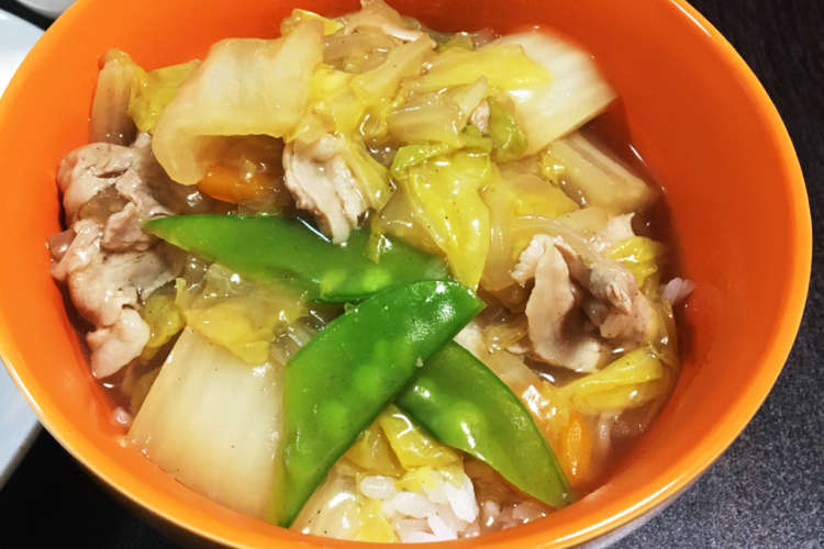 簡単 野菜中華丼 レシピ 作り方 By るにハチ クックパッド